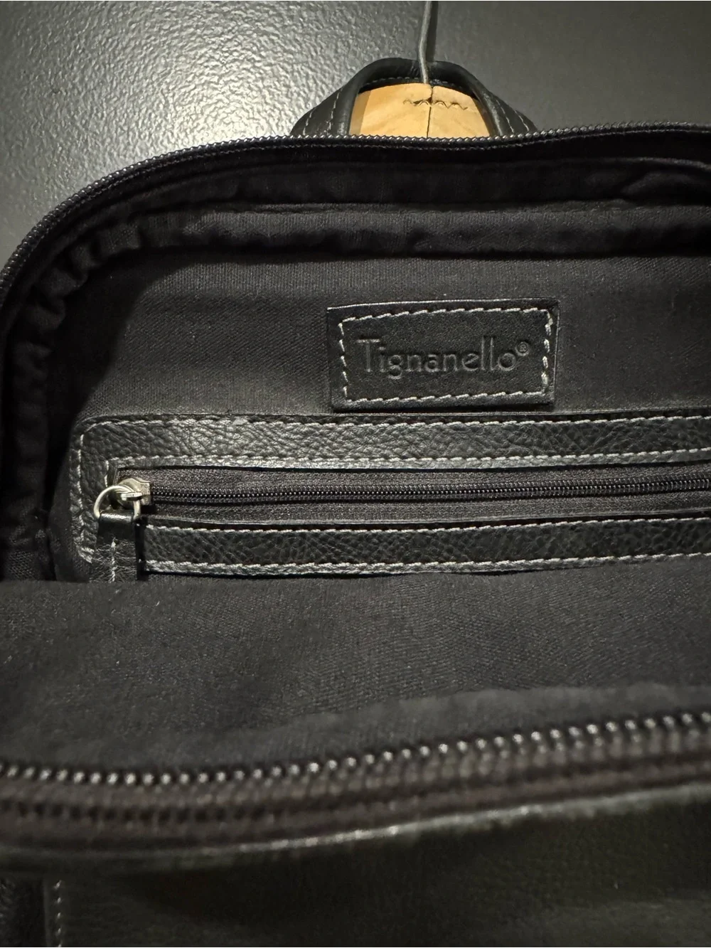 Vintage Y2K Minimalist Black Leather Travel Mini Backpack
